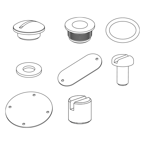 Conduit components for spare parts