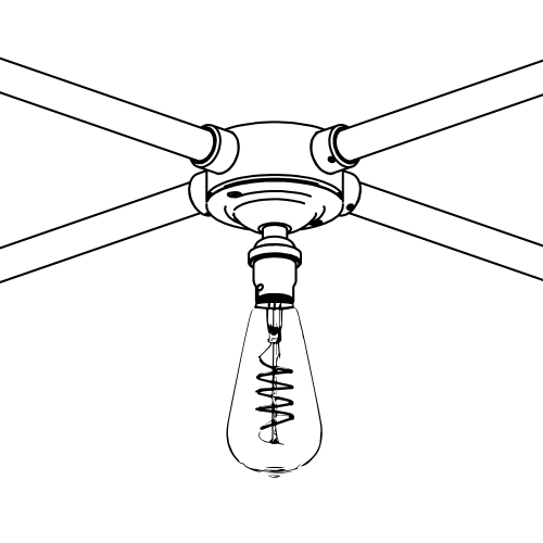 Conduit Ceiling Rose illustration