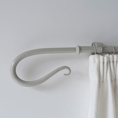 Shepherd's Crook finial in clay