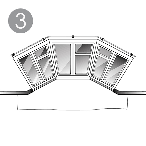 Mark measurements on template