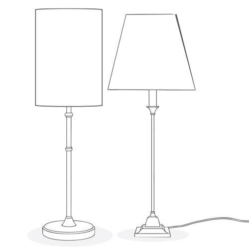 General shades sizes for smaller shades