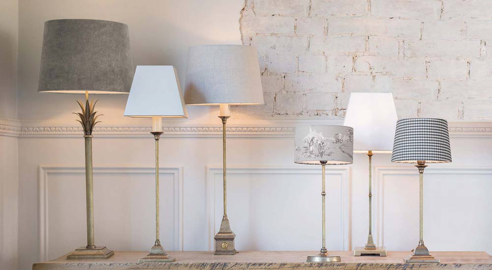 Table lamp collection lifestyle