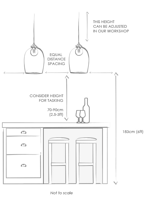 Pendant spacing 