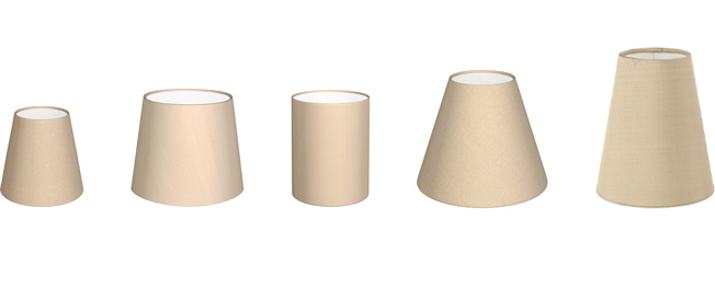 Candle shade types