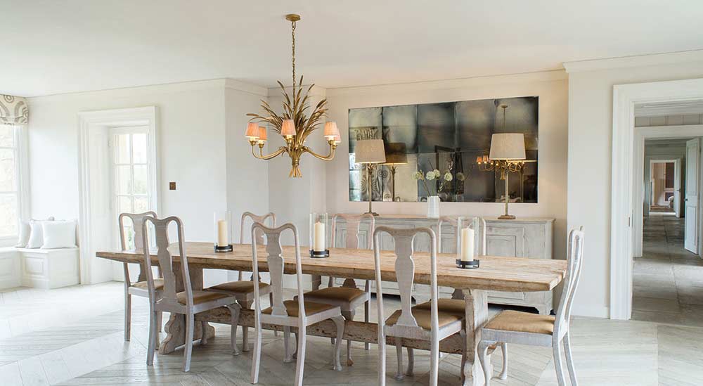 Sussex Pendant above dining table