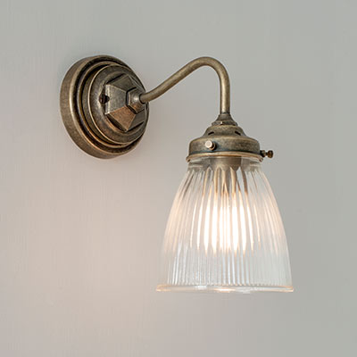 Fisher wall light with pattress
