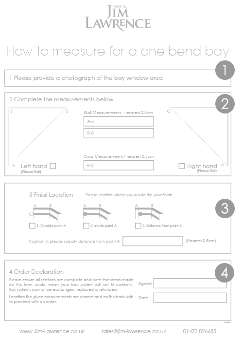 1 bend bay pole template