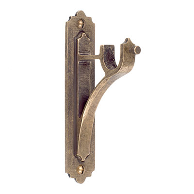 19mm Brett Brass Pole Bracket