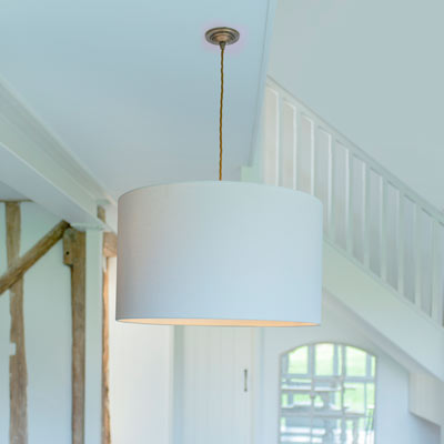 Pendant Lampholder with cylinder shade