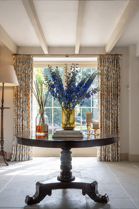 19mm brass curtain pole in hallway 19mm brass curtain pole in hallway