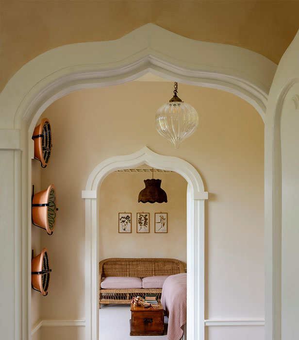 Landing lights in Putney home