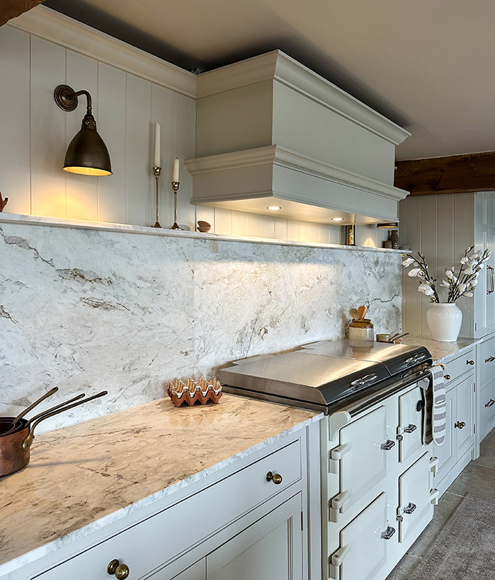Barbican wall lights in kitchen setting