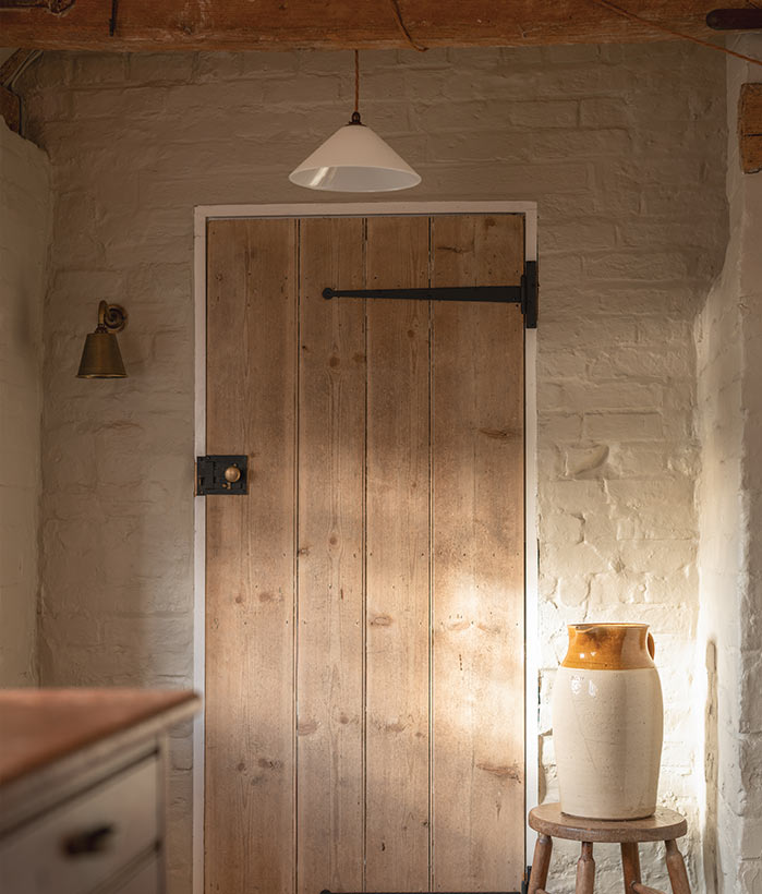 Club Wall Light with Drayton Pendant