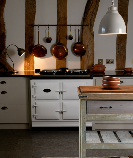 Combine brass with copper & clay